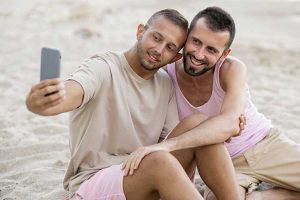 Biromantic Homosexual Gay couple