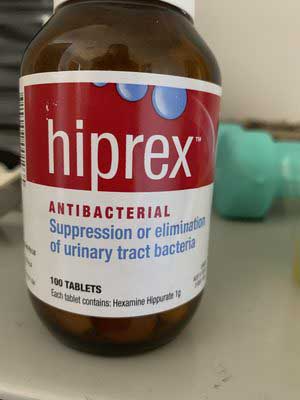 Hiprex- the trade name of methenamine