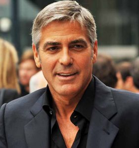 Celebrities with Bell’s Palsy - George Clooney